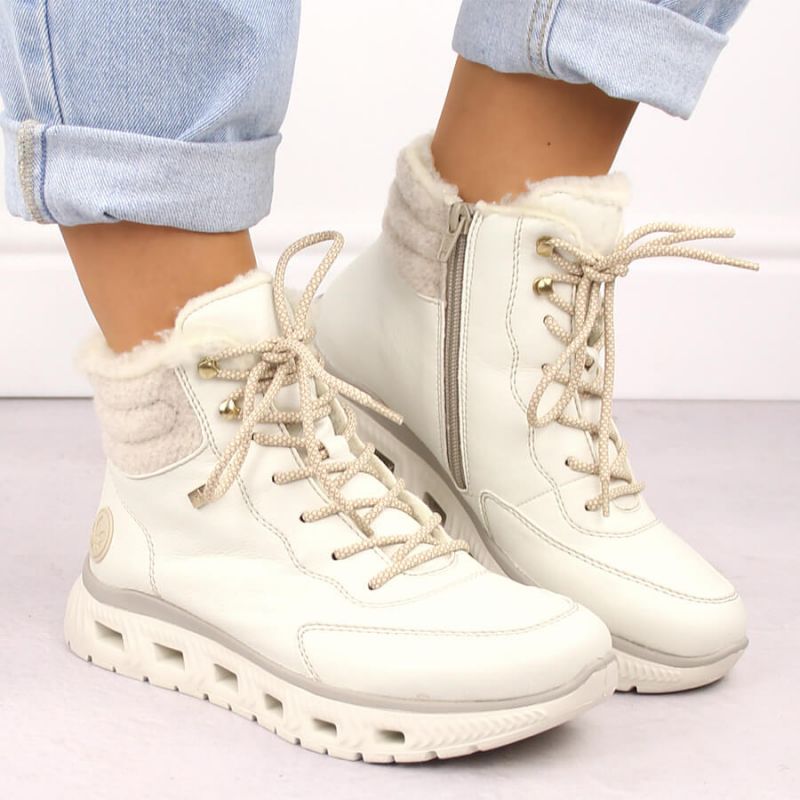 Rieker W RKR720 sports insulated boots white Footwear/Lifestyle/Rieker Your Sports Performance