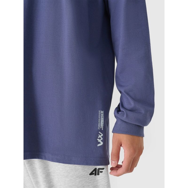 Men's oversize longsleeve with print 4F 4FRAW24TLONM507-32S *Kategoria tymczasowa Your Sports Performance