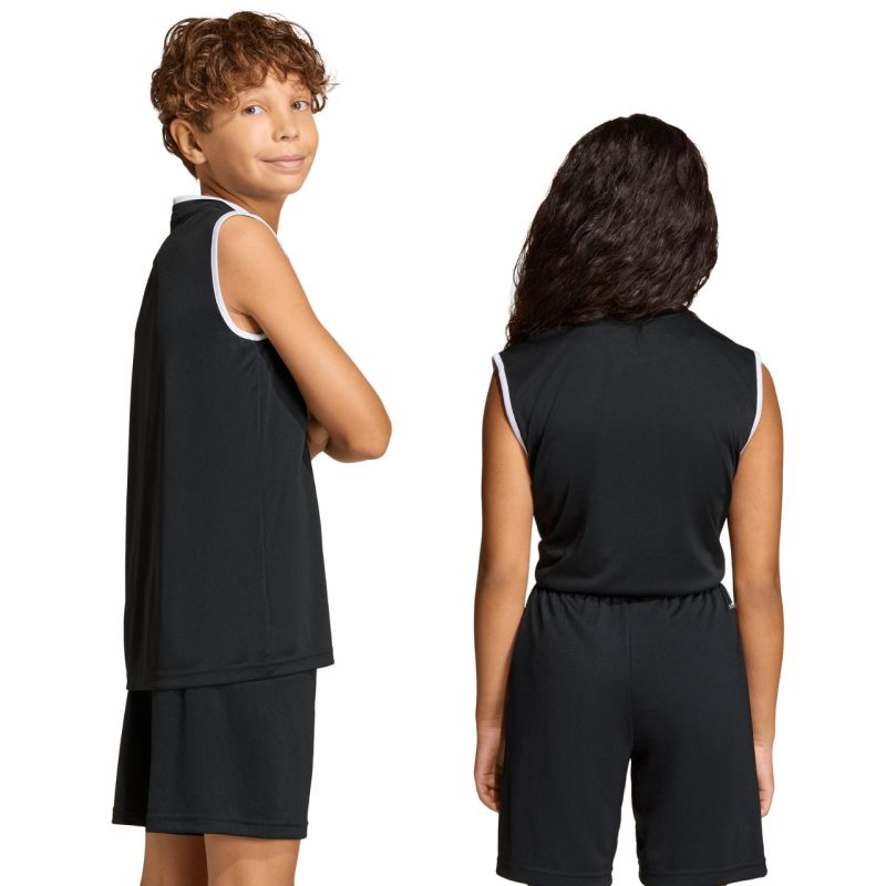 adidas Entrada 26 Sleeveless Jersey Kids' Black KB3933