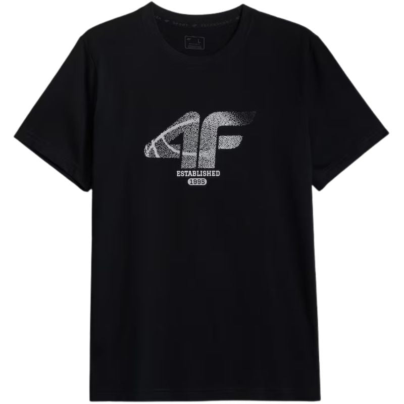 Men’s T-Shirt 4F M3558 Deep Black 4FWAW26TTSHM3558 20S
