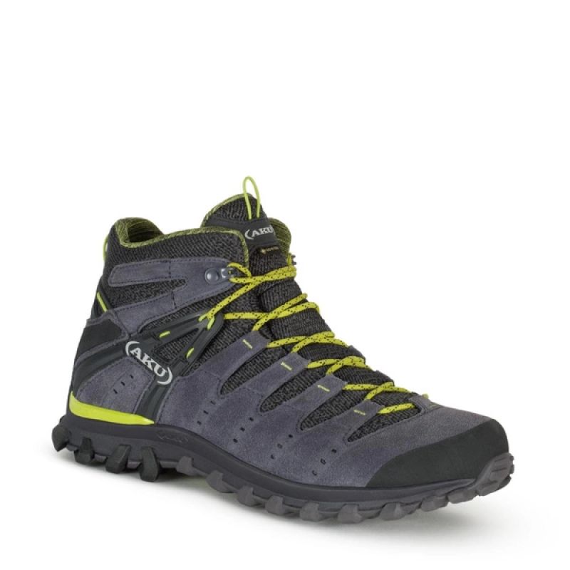 Aku Alterra Gore-tex Men's Lightweight Hiking Shoes Gray Green Aku
