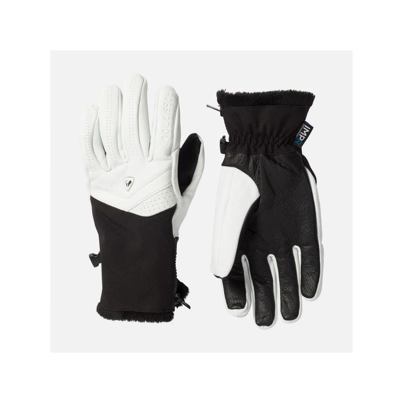 Rossignol W Elite Lth Impr Gloves White Import z PMSport Your Sports Performance