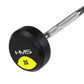 Rubber-coated fixed barbell/bar, curved, 35 kg HMS GSL35 In preparation Your Sports Performance