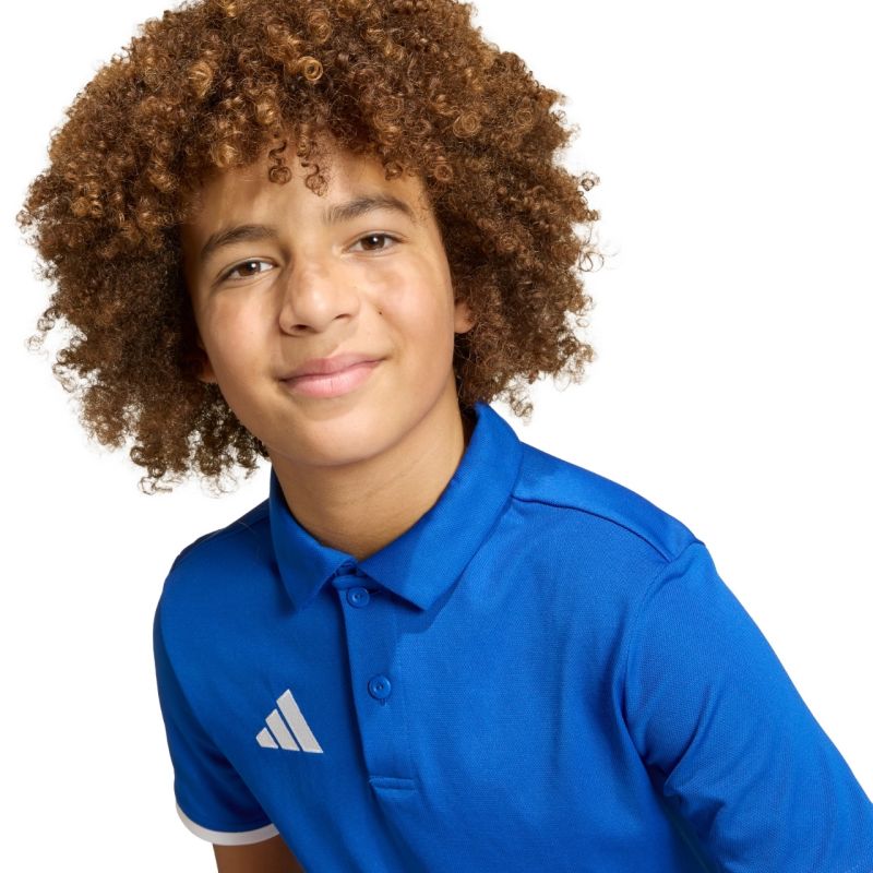 adidas Entrada 26 Polo T-shirt for kids blue JZ6625