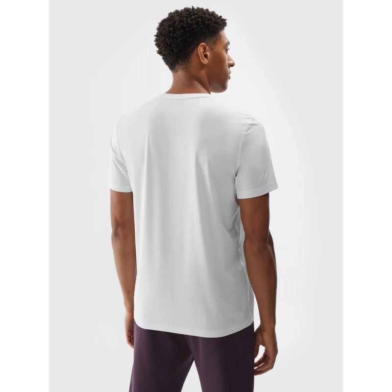 Men's quick-drying training T-shirt 4F 4FWAW24TFTSM0998-10S *Kategoria tymczasowa Your Sports Performance