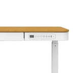 Tuckano Electric Height Adjustable Desk ET119W-C White/Oak. Desk top dimensions 120 x 60cm. Biurka/Biurka nowoczesne Your Sports Performance