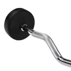 HMS GSL-50 50 kg rubber bar, broken bar
