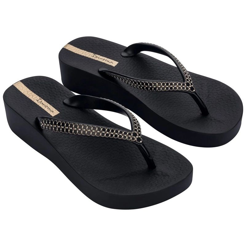 Ipanema women's flip-flops shoes Mesh XI Plat Fem platform black Ipanema