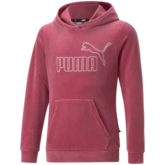 Sweatshirt Puma Ess + Velor Hoodie G Jr 671040 45 Clothing/Lifestyle/Puma Puma