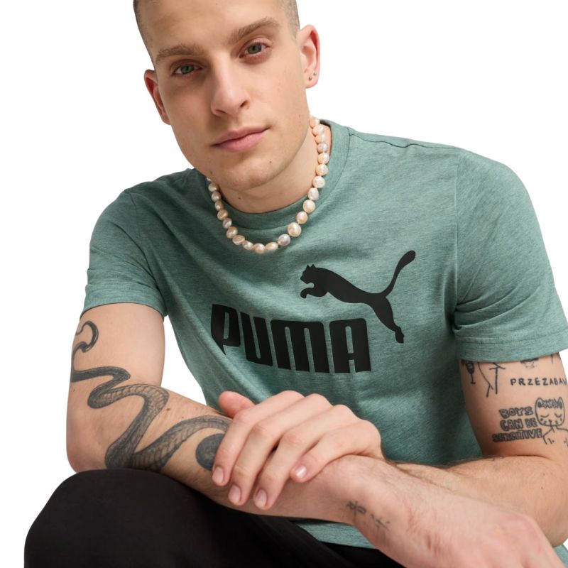 Puma Ess No.1 Logo Heathear Tee M 682551 30 Clothing/Lifestyle/T-shirts Puma