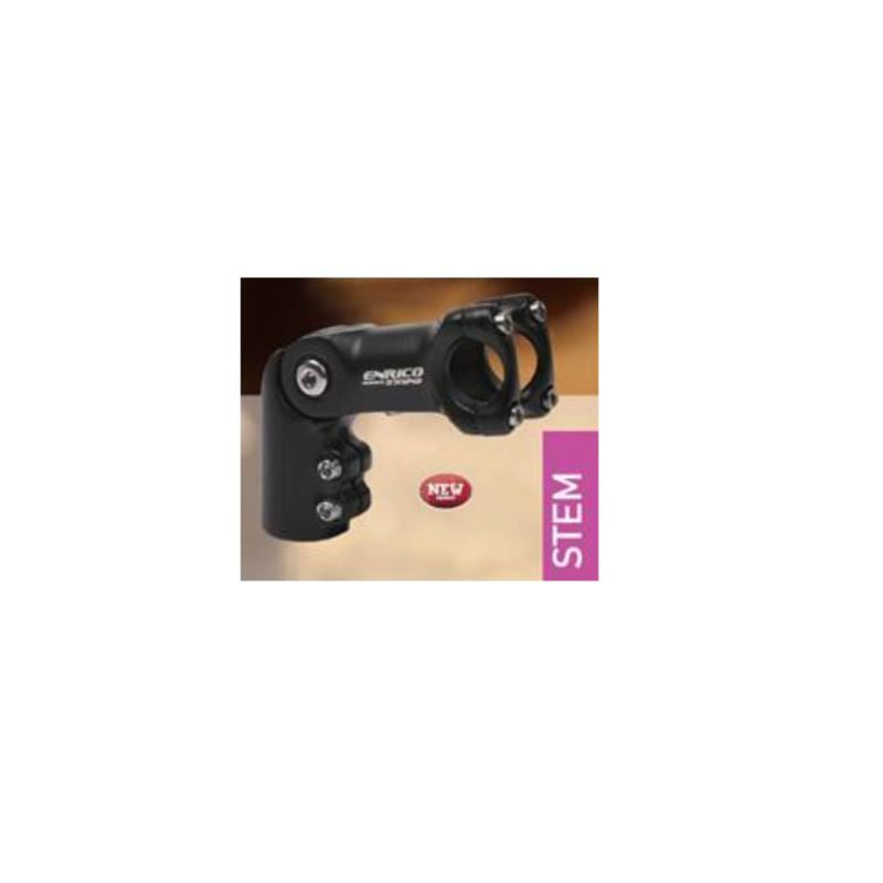 Enrico 25.4 adjustable handlebar bracket black Części/Wspornik Kierownicy Your Sports Performance