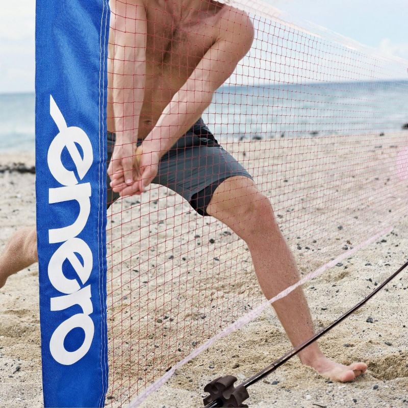 NET WITH ENERO POSTS 310X73CM 2IN1 FOR TENNIS, FOOT VOLLEY Accessories Your Sports Performance