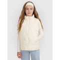 Girls' down vest with synthetic filling 4F 4FJRAW25TVJAF323-11S Clothing Your Sports Performance