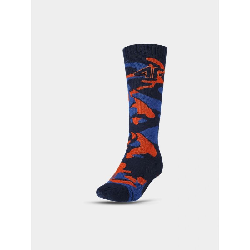 Boys' ski socks 4F Junior 4FJWAW24UFSOM146-31A *Kategoria tymczasowa Your Sports Performance