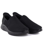Men's textile slip-on sneakers, black NEWS 170-M To be categorized Your Sports Performance