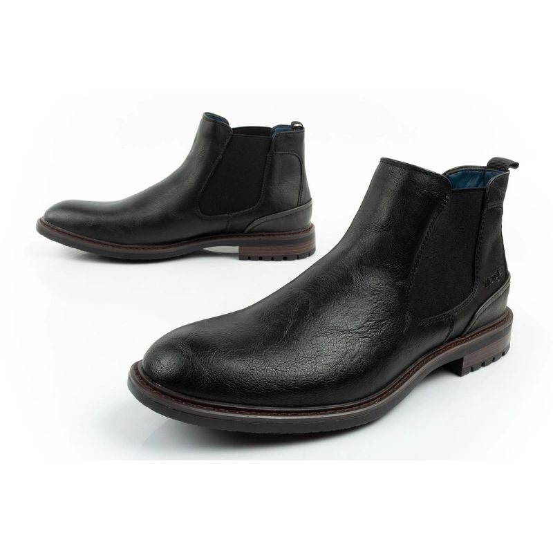 Wrangler Randy men's shoes Chelsea boots elegant fashionable slip-on black In preparation Your Sports Performance