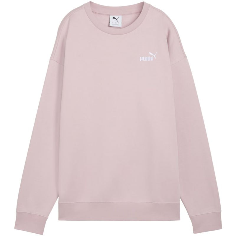 Puma ESS Small No. 1 Logo Relaxed Crew Women's Sweatshirt Pink 633268 49