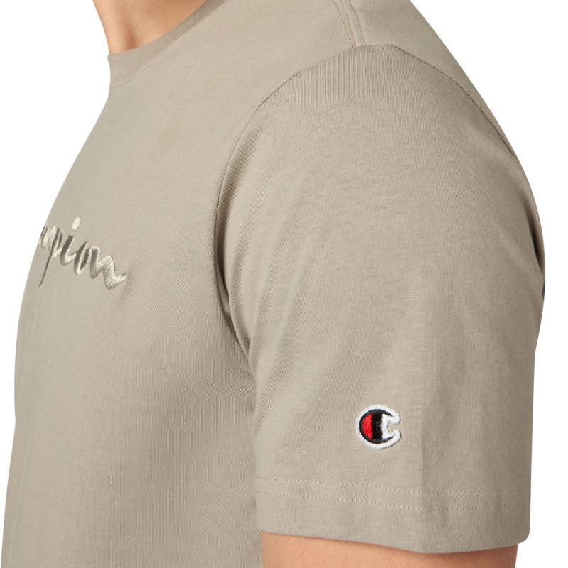 Champion SS Tee Beige Men's T-Shirt 220273 ES035