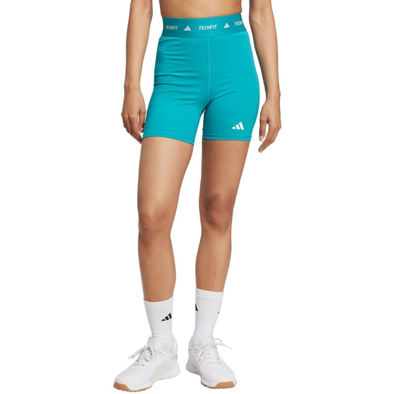 adidas Techfit Turquoise Women's Shorts JW7561 In preparation Adidas