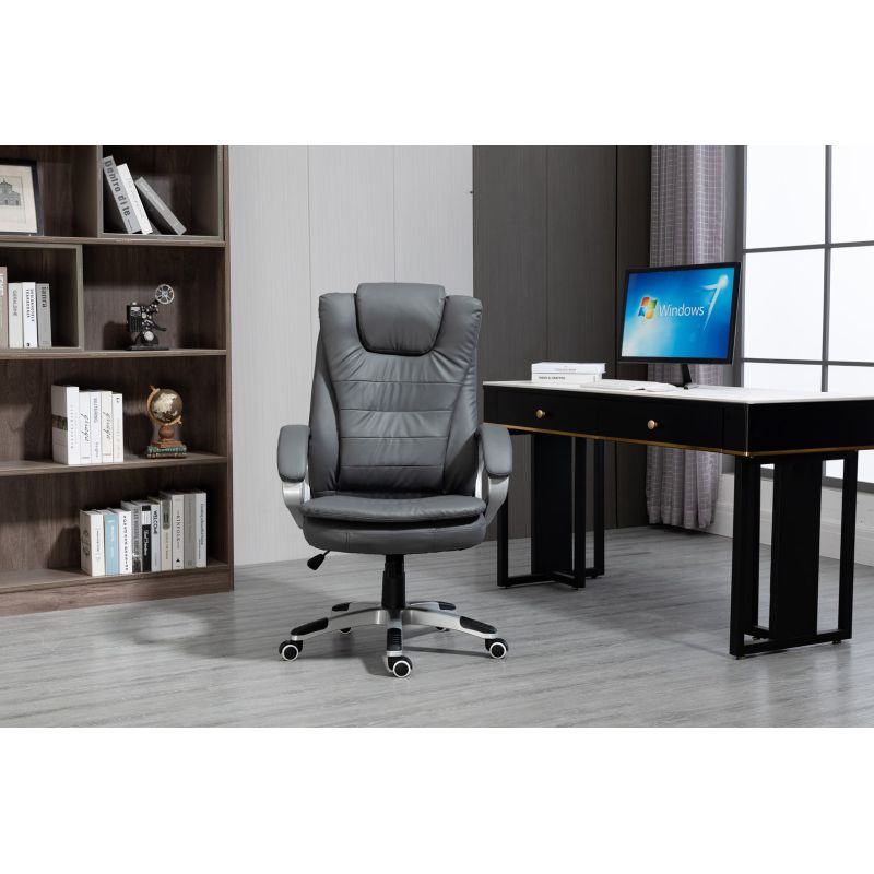 Activejet Heated Massage Office Chair YK7304 Gray Fotele/Fotele biurowe Your Sports Performance