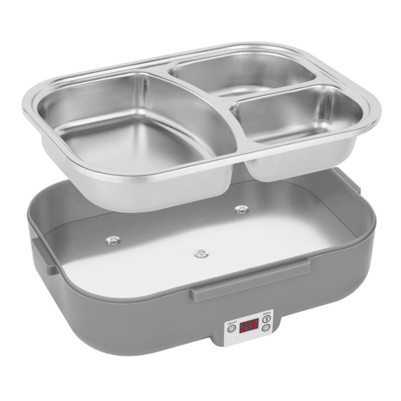 Electric Lunch Box NOVEEN LB640, dark gray AGD - Produkty/Pojemniki na żywność (z tworzywa sztucznego) Your Sports Performance