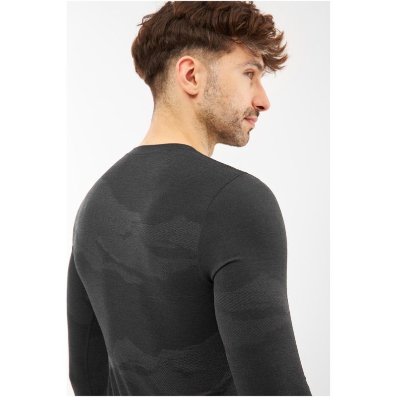 VIKING Gasher Man Longsleeve Merino Men's Underwear Size M Black Odzież militarna/Bielizna termoaktywna Your Sports Performance