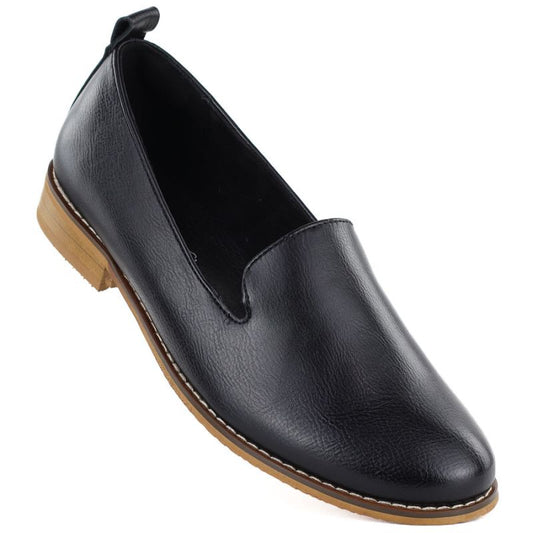 Ladies' soft black lords shoes Potocki 19337 Potocki