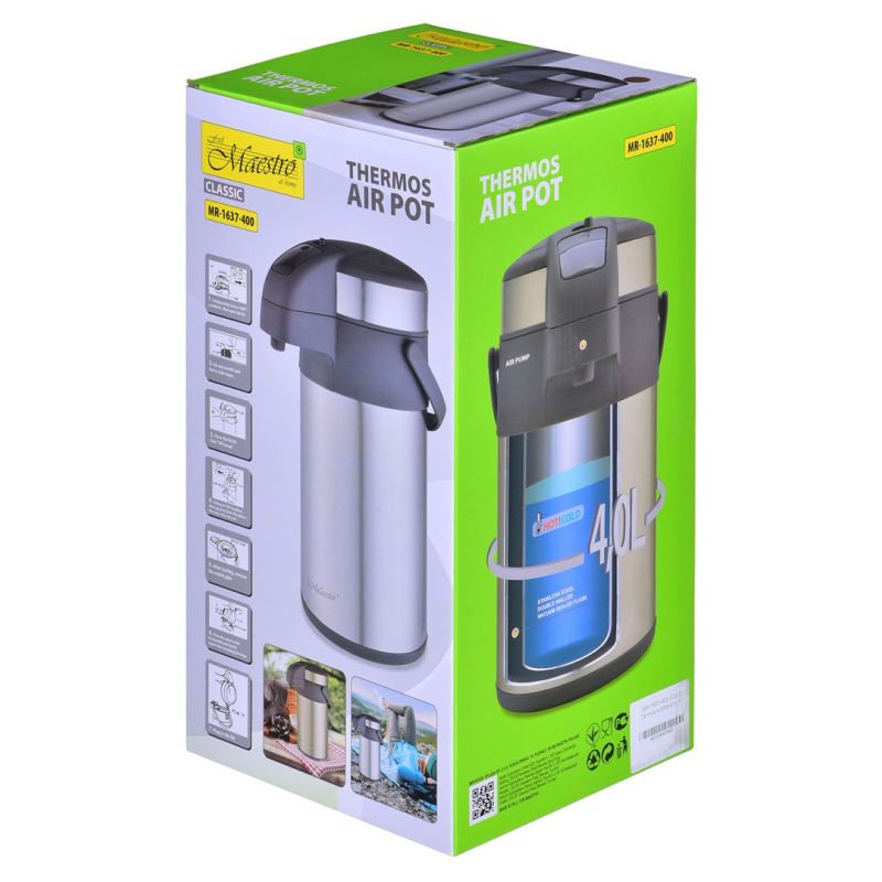 Tourist thermos 4 l MR-1637-400-GOLD Maestro AGD - Produkty/Termosy i kubki termiczne Your Sports Performance