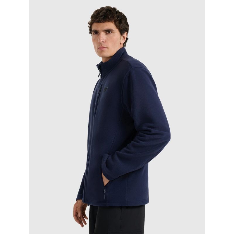 Men’s Regular-Fit Fleece with Stand Collar 4F 4FRMM00TFLEM435-31S