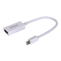 SAVIO cl-57 Adapter (Mini DisplayPort M - HDMI F; 0.10m; white) Kable i adaptery/Adaptery, przejściówki Your Sports Performance