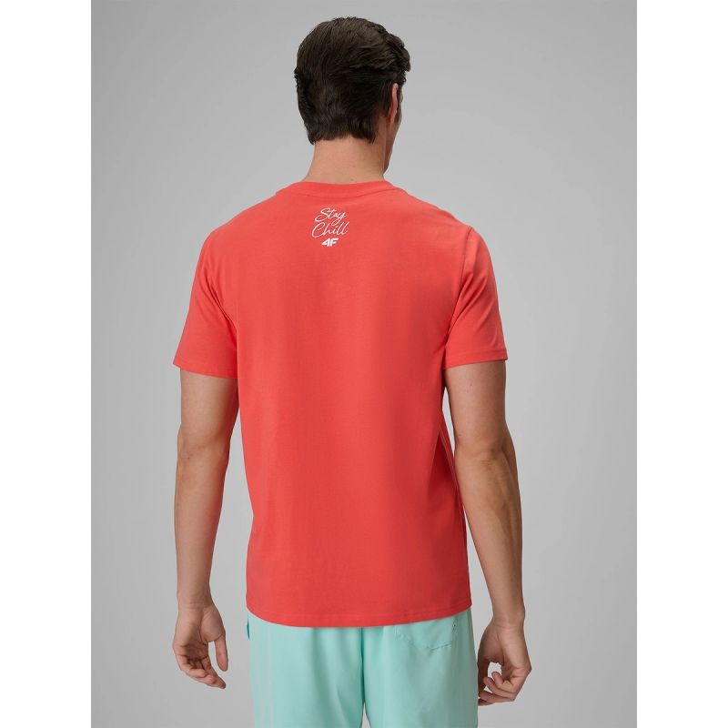 Men's regular printed T-shirt 4F 4FRSS26TTSHM4304-63S 4f