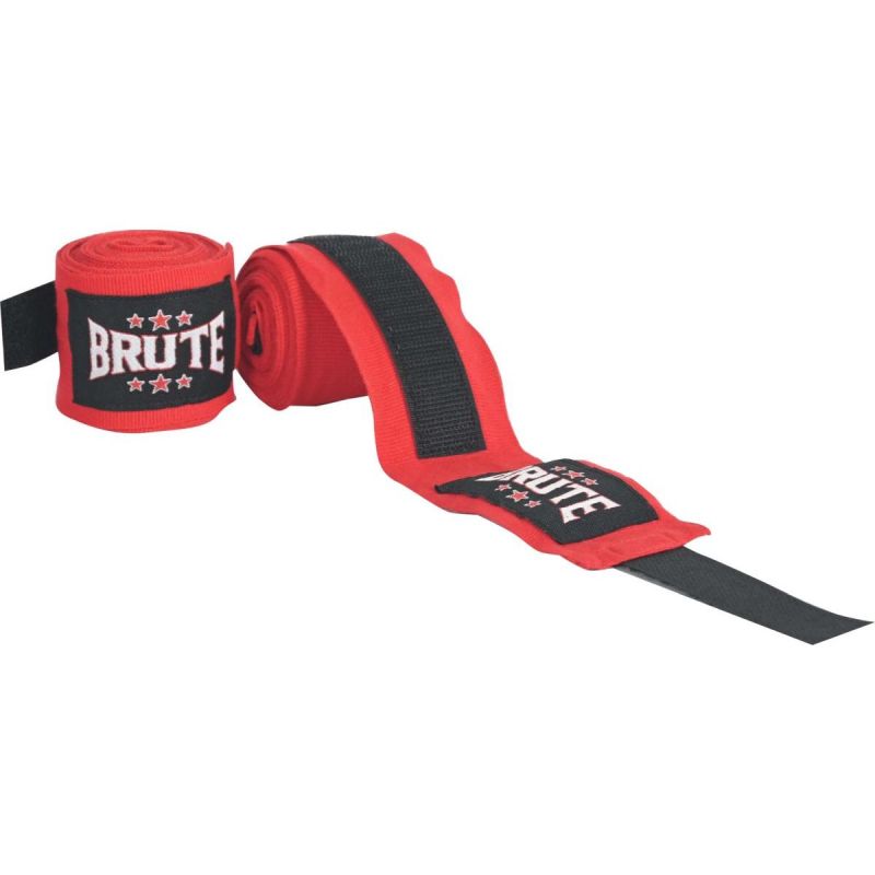 BRUTE BOXING WRAPS 2 PCS RED Accessories Your Sports Performance