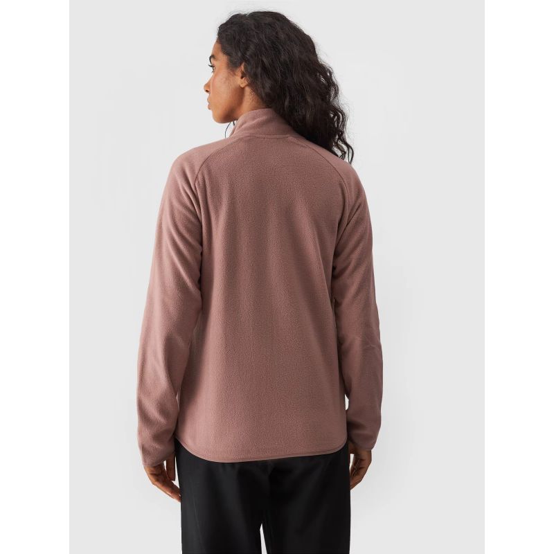 Regular women's fleece with stand-up collar 4F 4FWMM00TFLEF294-83S *Kategoria tymczasowa Your Sports Performance