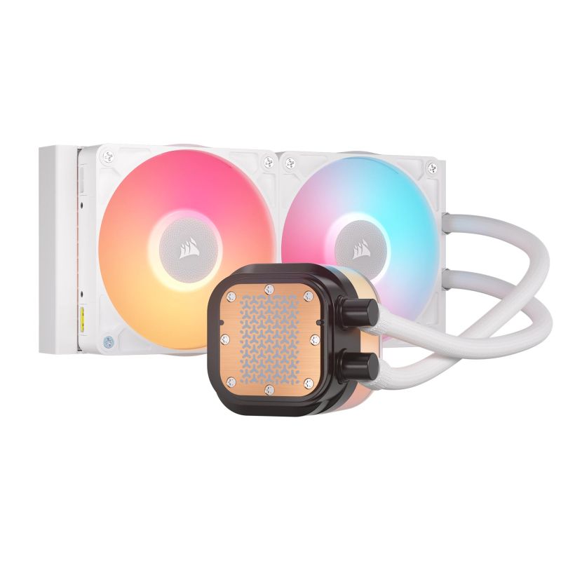 Corsair iCUE LINK TITAN 240 RX LCD Processor All-in-one Liquid Cooler 12 cm White 1 pc. Chłodzenie/Chłodzenie - zestawy chłodzenia wodnego Your Sports Performance