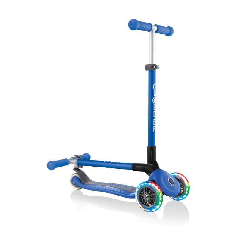 Scooter 3 wheels Globber Primo Foldable Lights 432-100-2 HS-TNK-000013800 Accessories/Skating/Hulajnogi Your Sports Performance
