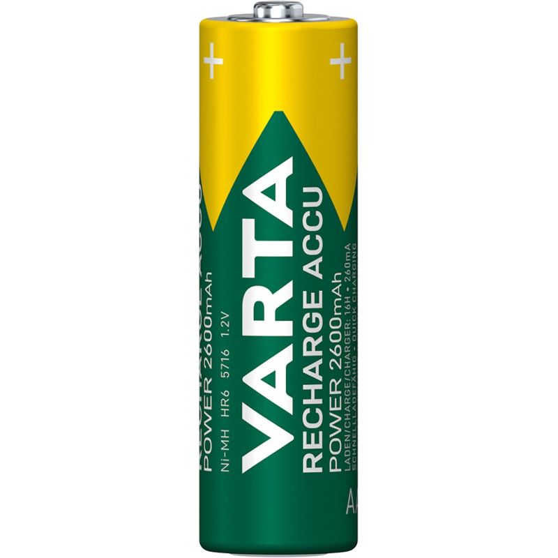 VARTA Ready2Use 5716101404 AA rechargeable battery pack (2600mAh ; Ni-MH) Baterie, akumulatorki i ładowarki/Akumulatorki Your Sports Performance