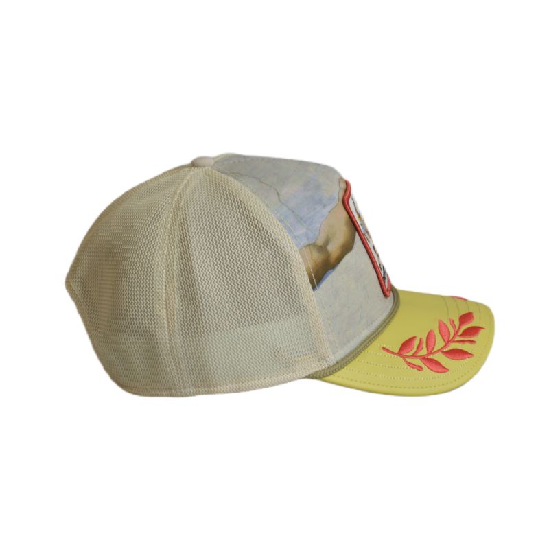 Goorin Bros. Animal Farm Goat Greatest Trucker Cap - 101-0310-STONE Odzież/Czapki/Czapki z daszkiem Your Sports Performance
