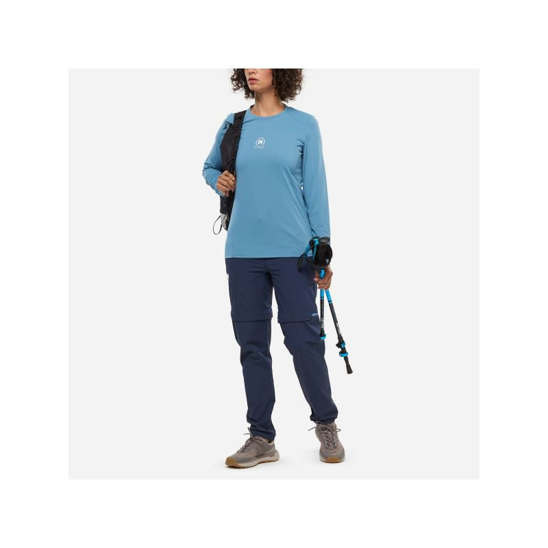 MILLET Seneca T-shirt for women, Ts Ls Uv W, blue