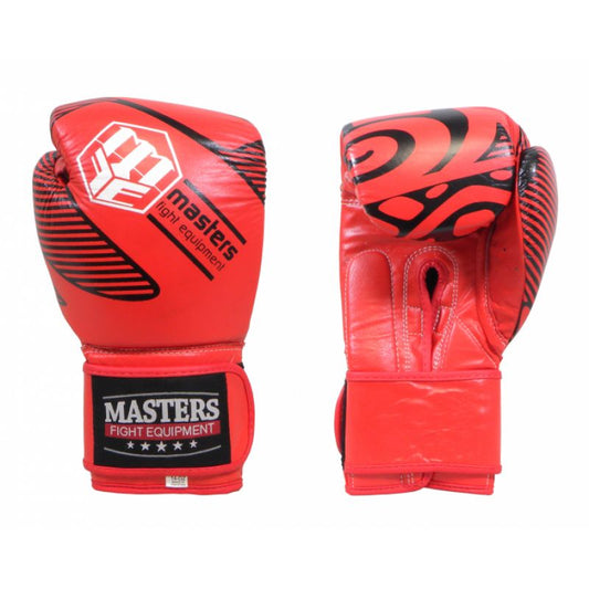 Masters Rbt Leather Boxing Gloves-Red 14 oz 01806022-14 Accessories/Gloves Your Sports Performance
