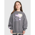 Oversized sweatshirt without a hood for girls 4F 4FJRAW25TSWSF2438-22S 4f