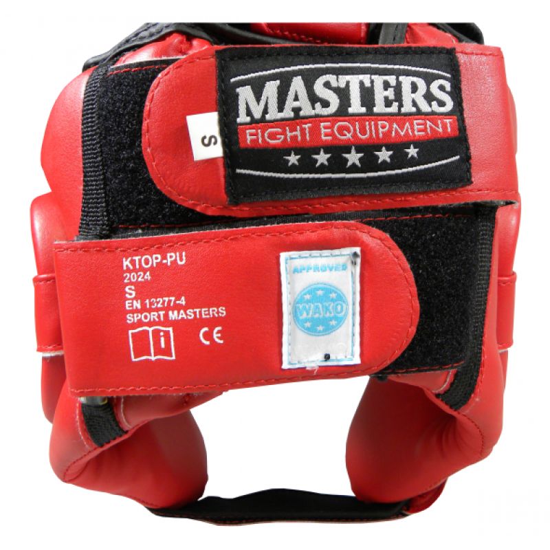 Boxing helmet Masters Ktop-Pu Wako Approved M 02251-02M Accessories/Martial arts equipment/Kask bokserski Your Sports Performance