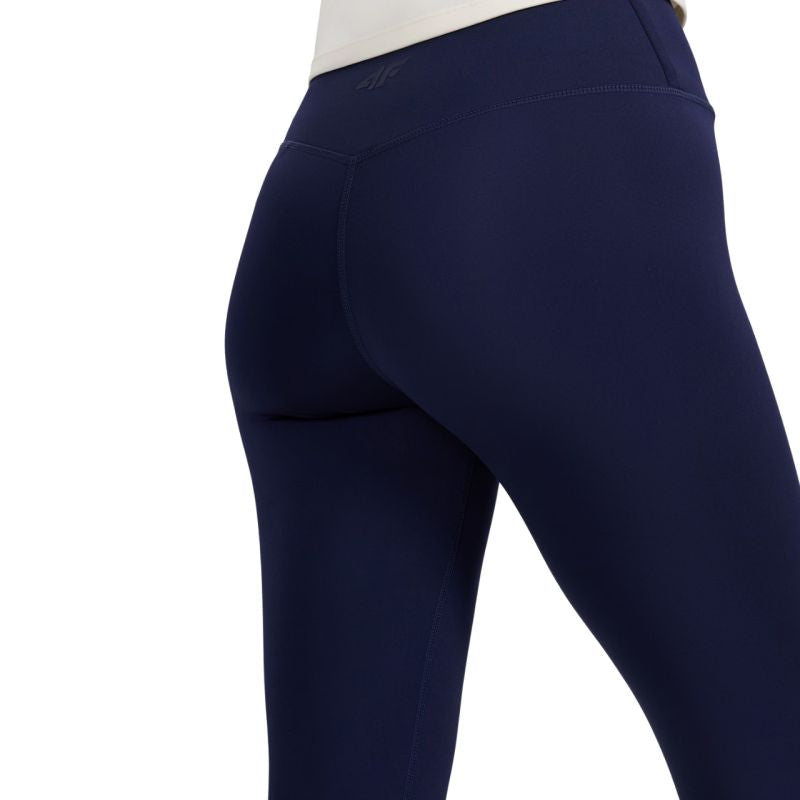 Women's leggings 4F FNK F360 dark navy blue 4FWAW25TFTIF360 31S In preparation Your Sports Performance