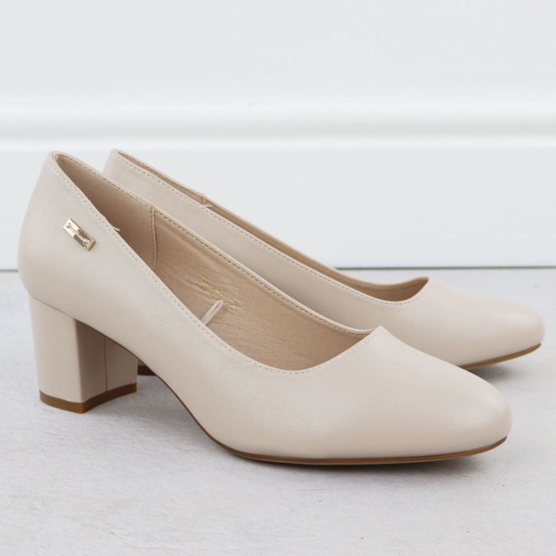 Nude Sergio Leone PB178 block heel pumps Footwear Your Sports Performance