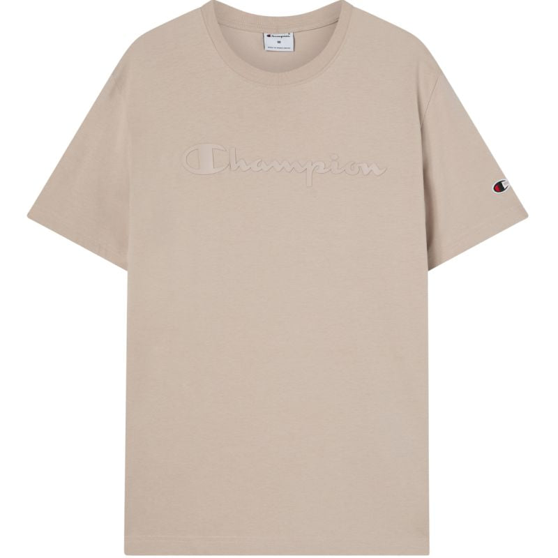 Champion SS Tee Beige Men's T-Shirt 222992 ES084