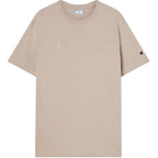 Champion SS Tee Beige Men's T-Shirt 222992 ES084