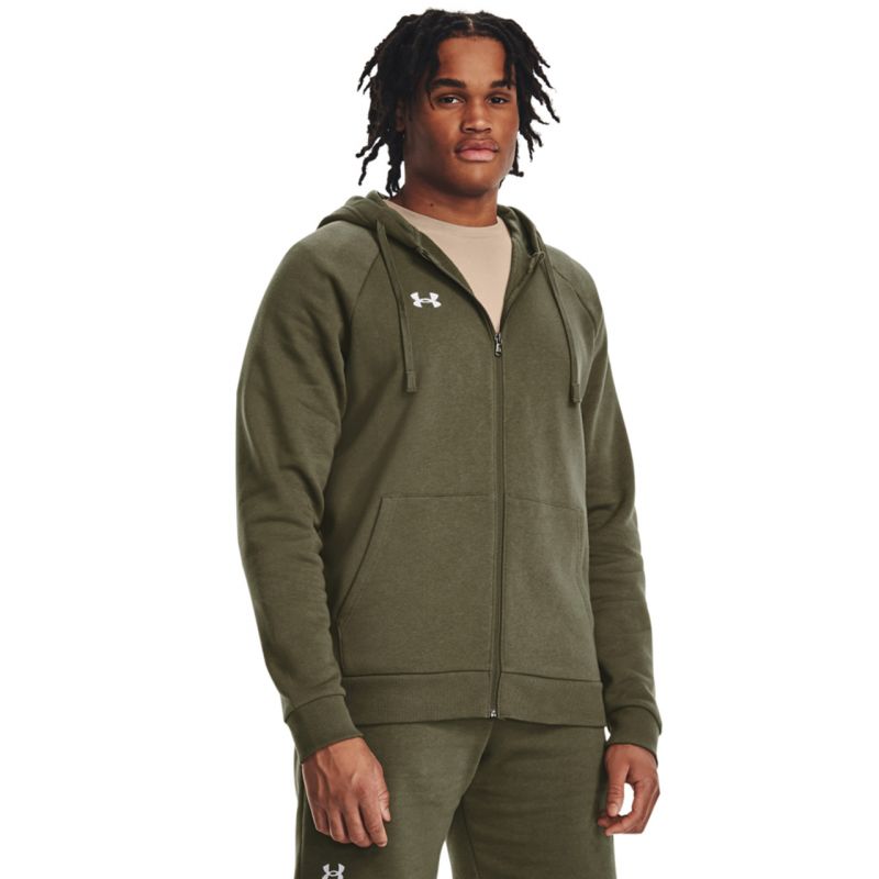 Under Armor Rival Fleece FZ Hoodie M 1379767 390 Clothing/Lifestyle/Under Armour Your Sports Performance