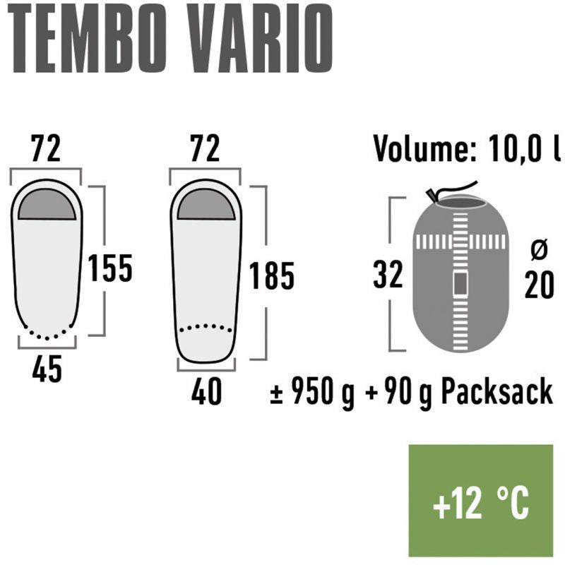High Peak Tembo Vario 23043 sleeping bag Accessories/Tourist equipment Your Sports Performance