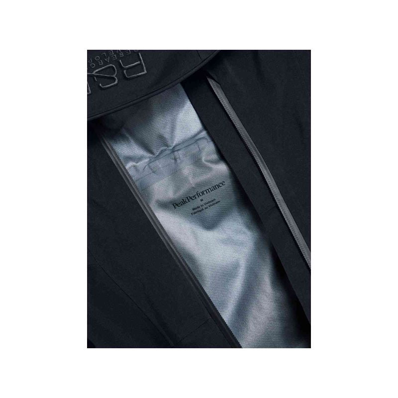 PEAK PERFORMANCE M Vislight Gore-Tex C-Knit Jacket black