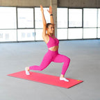 Club fitness mat with holes HMS Premium MFK03 Red-Black Accessories/Training equipment Your Sports Performance