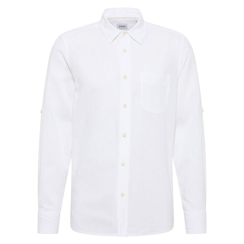 Mustang Clemens Linen Cotton shirt M 1014356-2045 Clothing/Lifestyle/T-shirts/Mustang Your Sports Performance